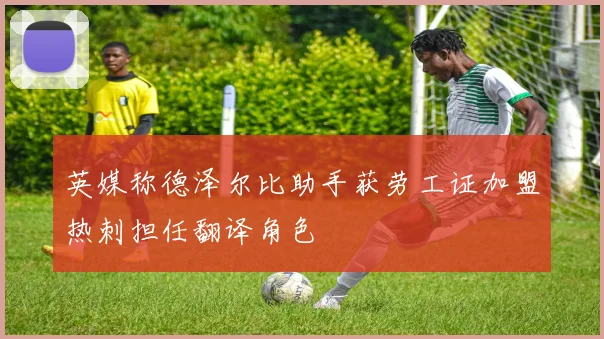 英媒称德泽尔比助手获劳工证加盟热刺担任翻译角色